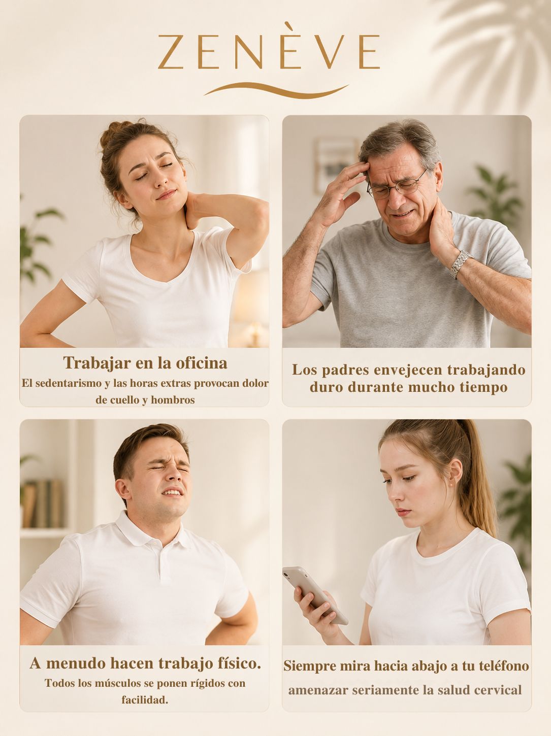 Almohada Masajeadora Eléctrica con Calor — Alivio Inmediato de Cuello, Hombros y Espalda